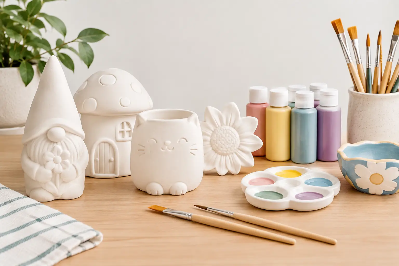 Beginner Guide to Ceramic Bisque Painting