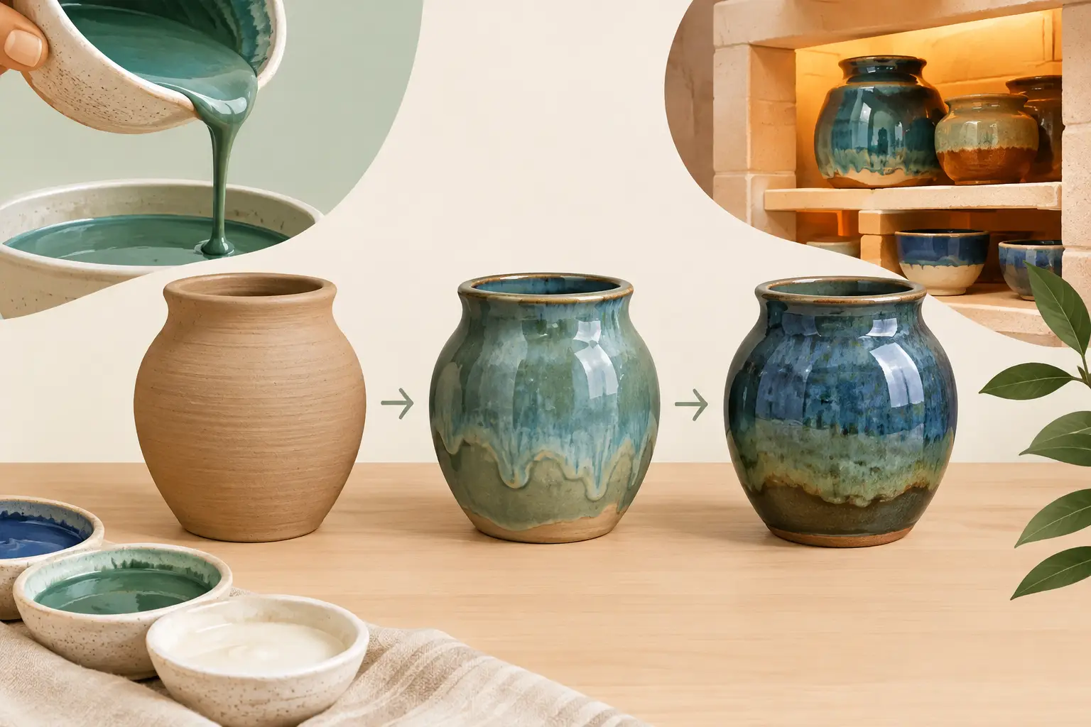 How Does Ceramic Glazing Work in Handmade Pottery?